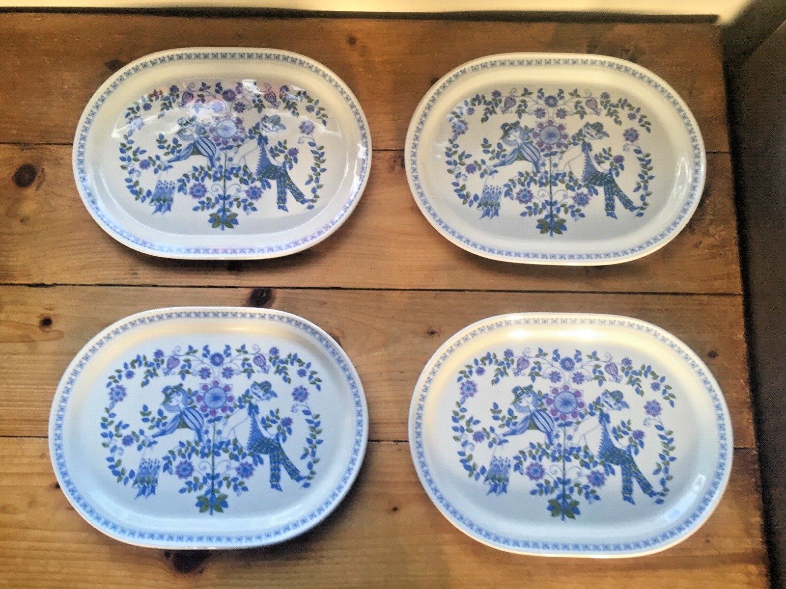 1 Mid Century 60's Scandinavian Figgjo Norway Lotte Gourmet Platter Turi Design photo vinterior