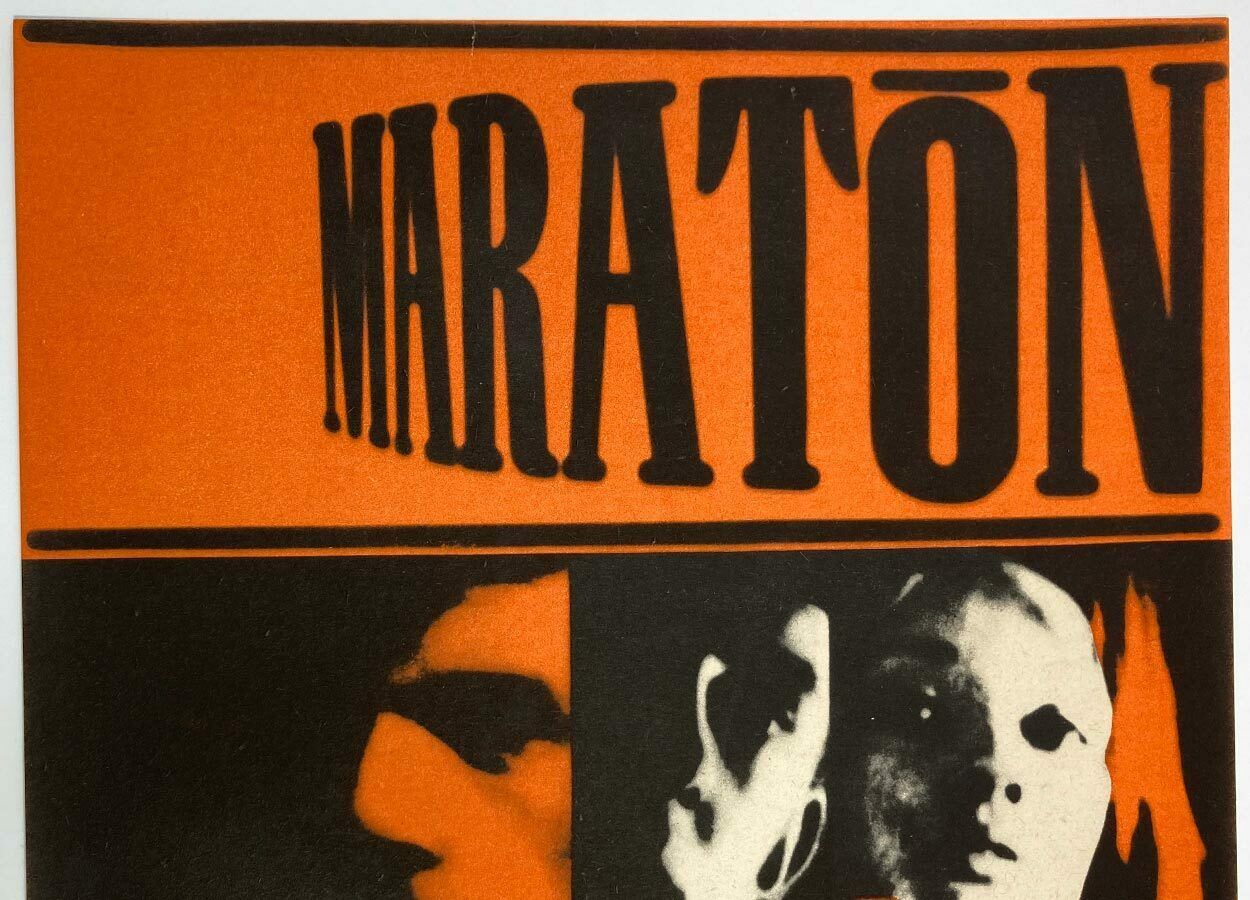 Movie Poster, The Marathon, Zdeněk Ziegler, 1968 photo furniture