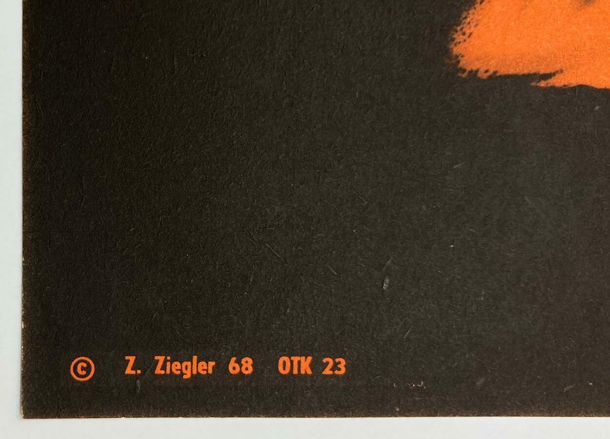 Movie Poster, The Marathon, Zdeněk Ziegler, 1968 photo buy