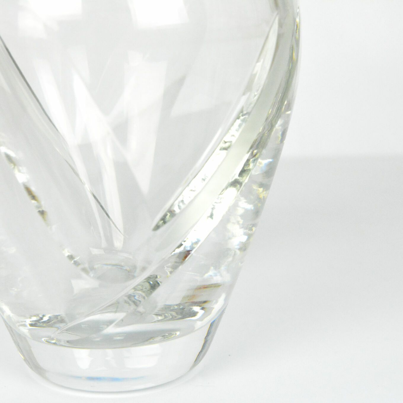 photo for sale 1980s Crystal Vase, Royal Doulton, Uk