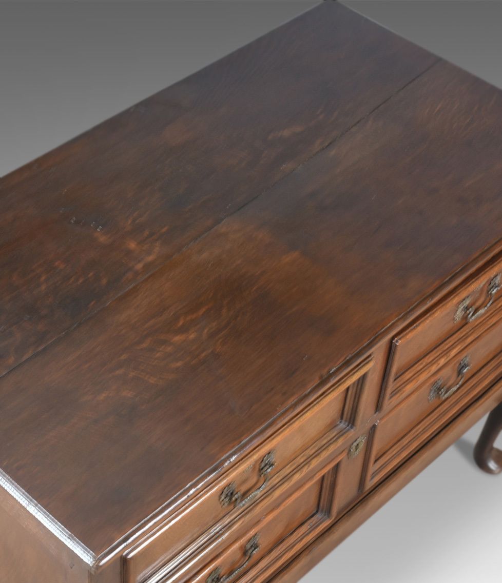 photo for sale Antique Chest On Stand, English, Georgian, Oak, Chest Of Drawers, Circa 1720