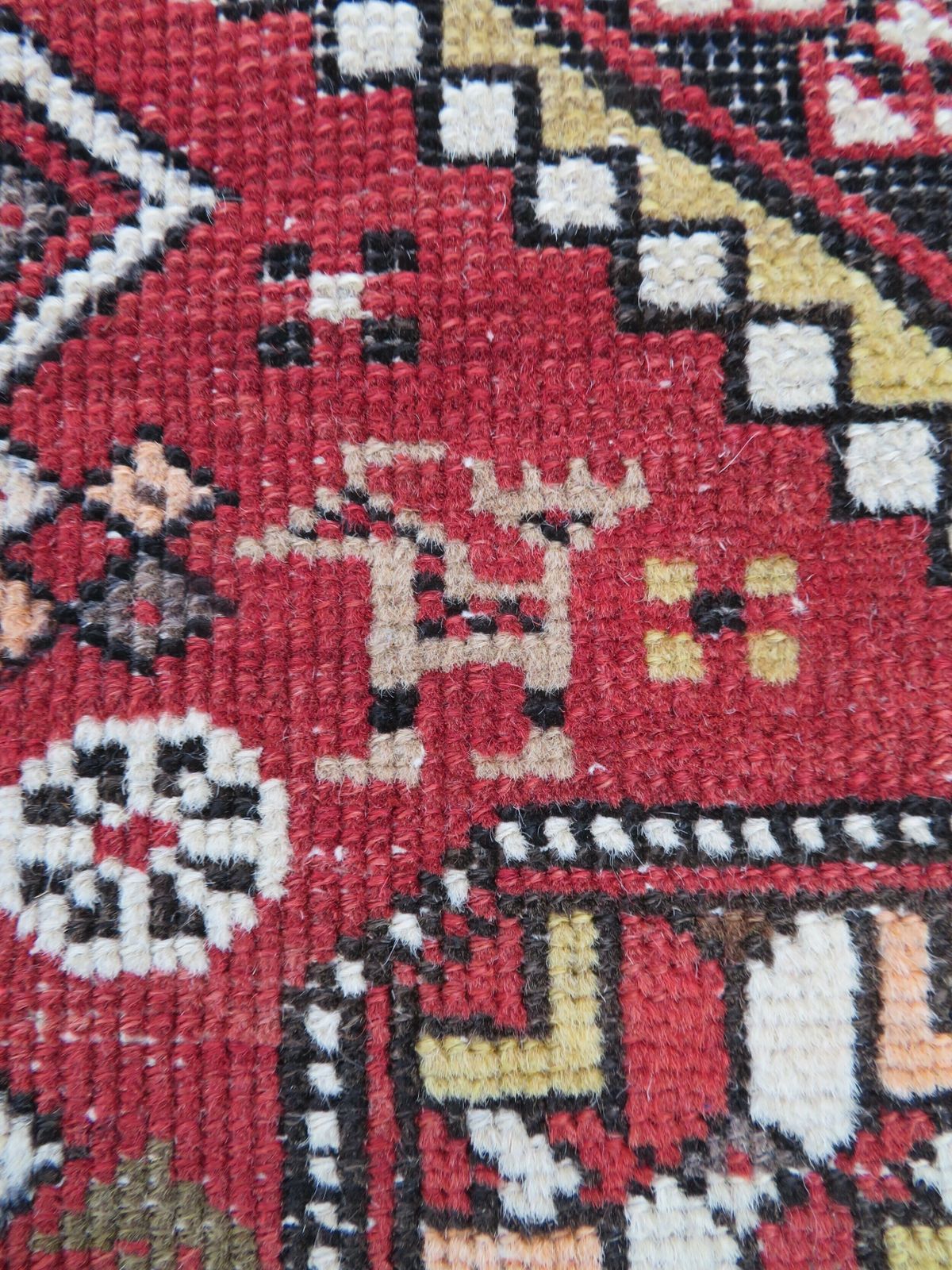 Antique Caucasian Shirvan Rug. Bird & Animal Motifs. Last Quarter 19th Century. 160cm X 122cm. photo vinterior