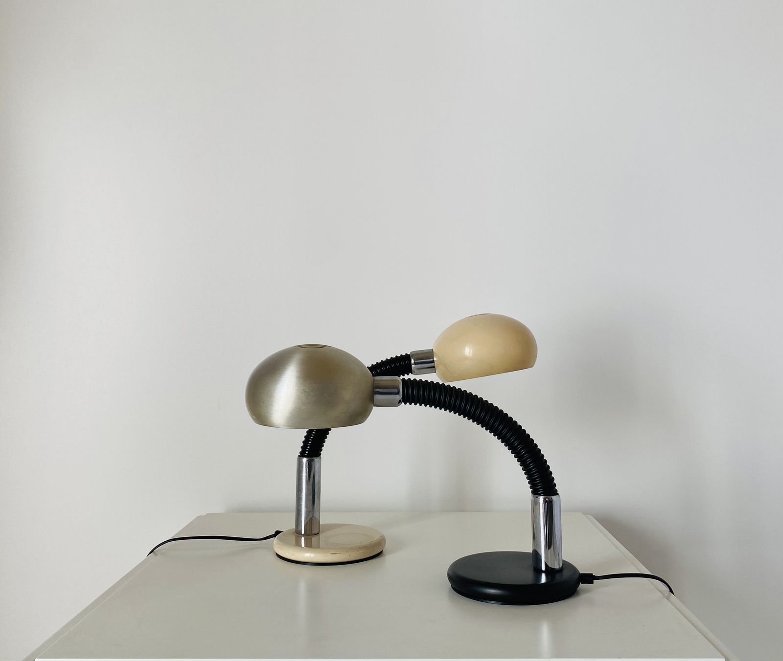 1970s Table Lamps, Set Of Two, Gammalux, Italy photo 600.0