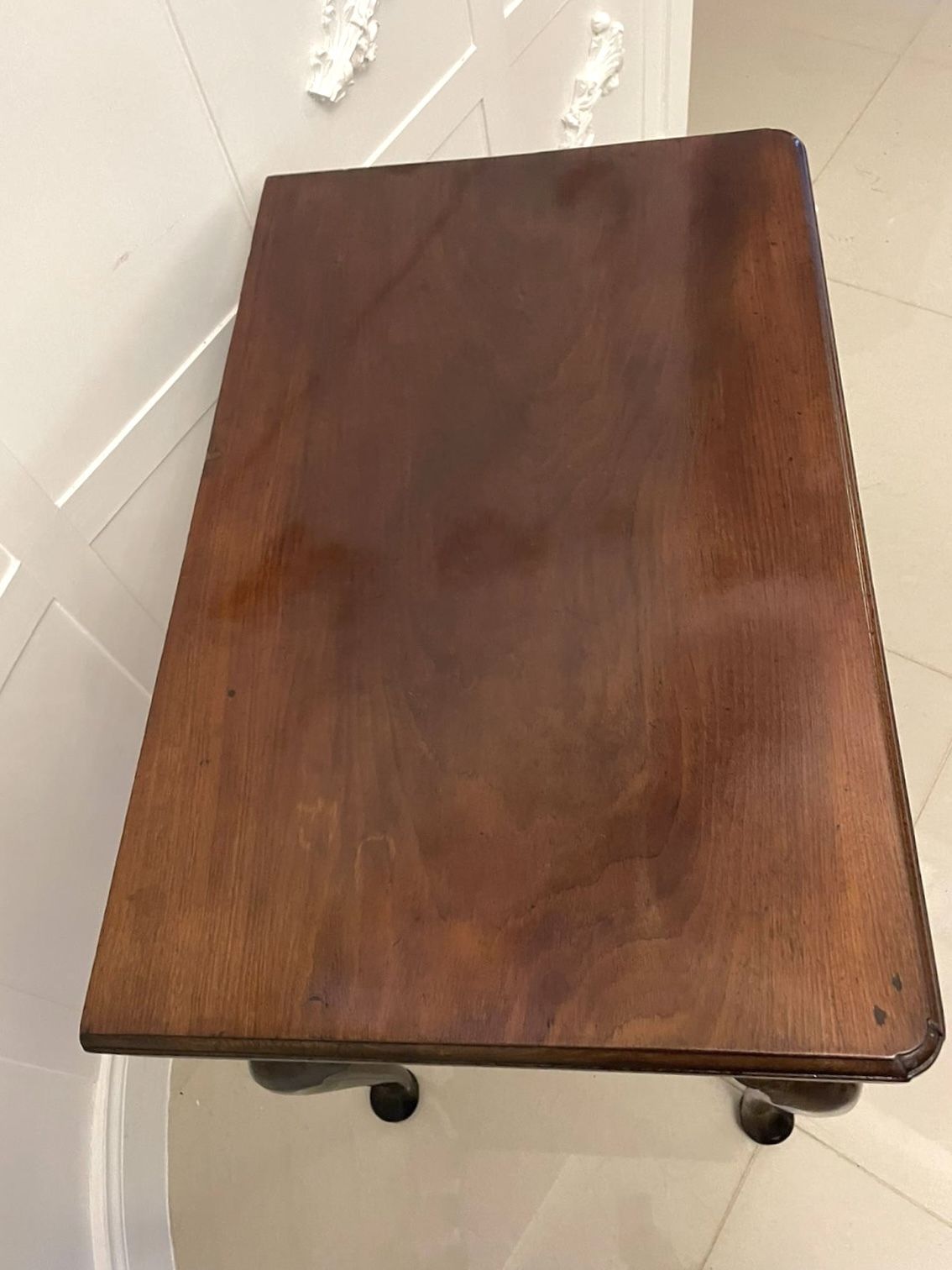 photo for sale Antique George III Quality Figured Mahogany Lowboy