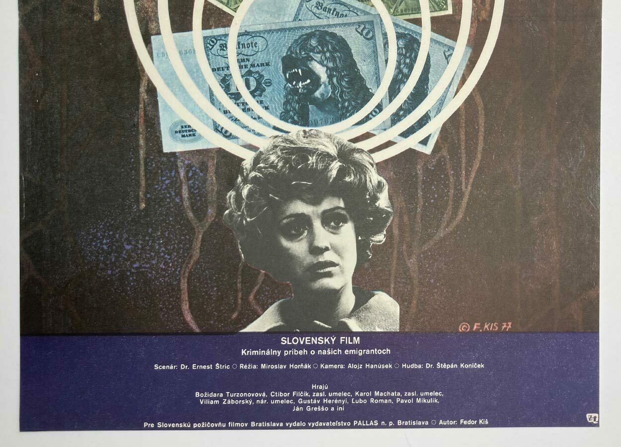 Original Film Poster, Will O’ The Wisp, Fedor Kiš, 1977, Genuine Czech Vintage Print photo furniture
