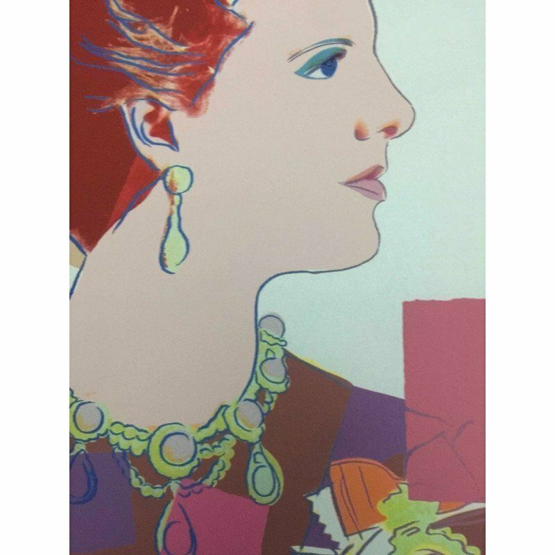 Andy Warhol, Queen Margrethe II Of Denmark, Screen Print, 1990s photo vinterior