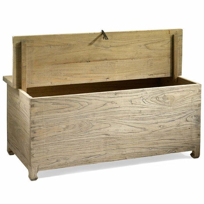 This Beautiful Blanket Box In Solid Elm Wood photo 875.0