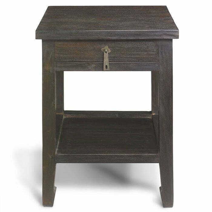 Country Side Table, Chocolate, Oriental photo furniture