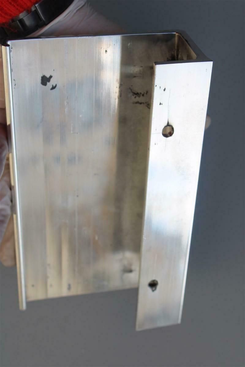 photo for sale Rectangular Handles With Grooves In Chromed Aluminium Italy Design