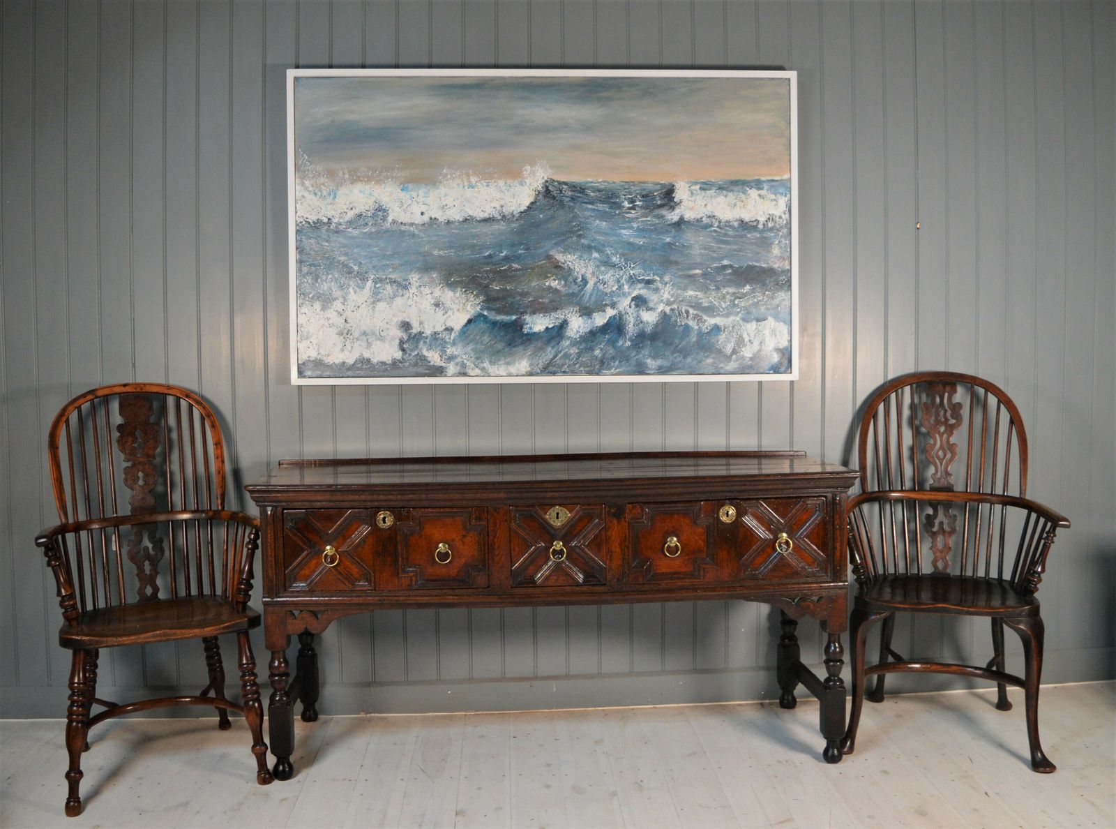 Western Promise. Large Seascape Painting By Penny Rumble photo furniture