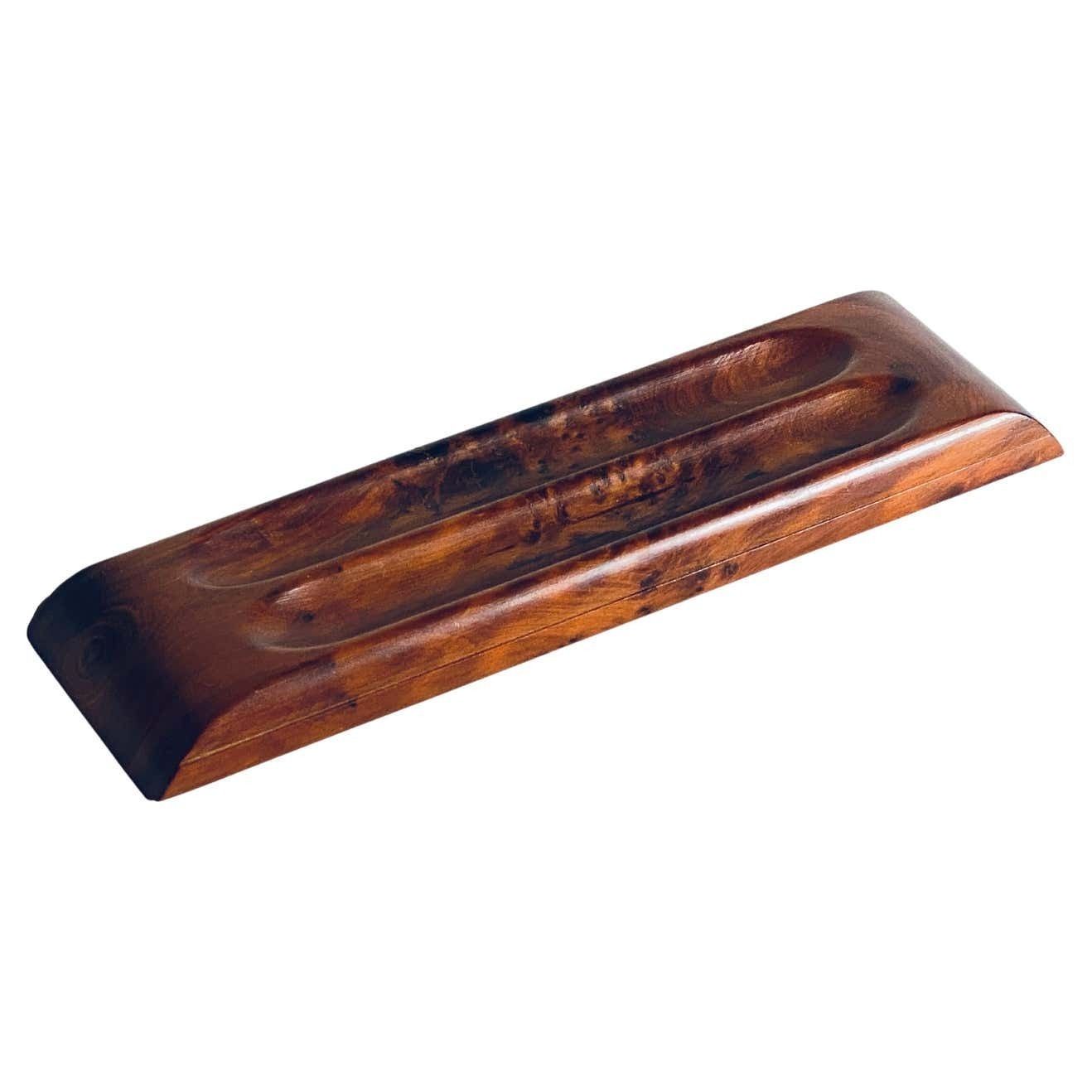 Wood Pen Holder, Brown Color, France, 1970 photo furniture