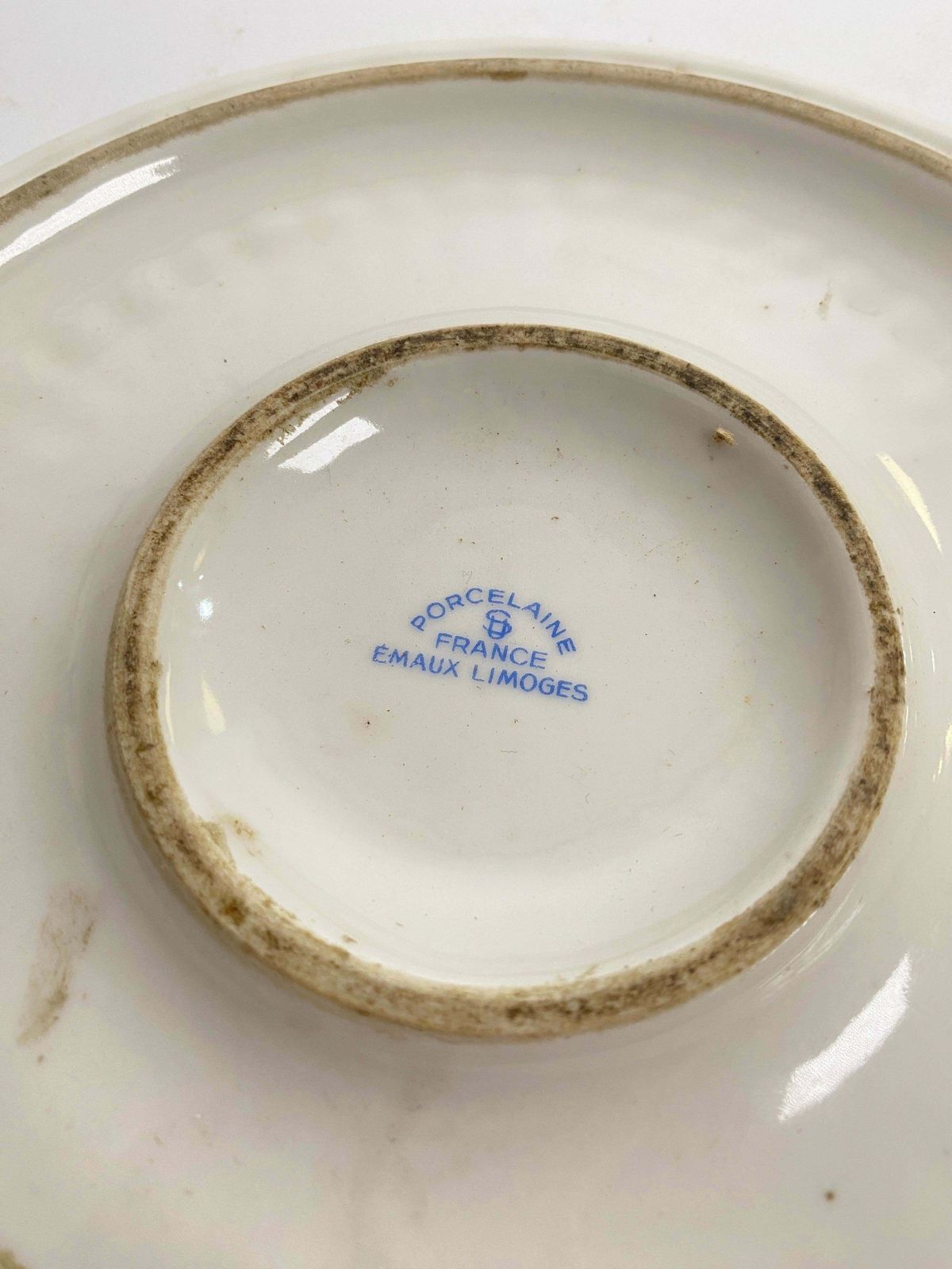 Porcelain Centre Table Or Trivet, In Limoges Cèramic, Made In France, Circa 1960 photo furniture