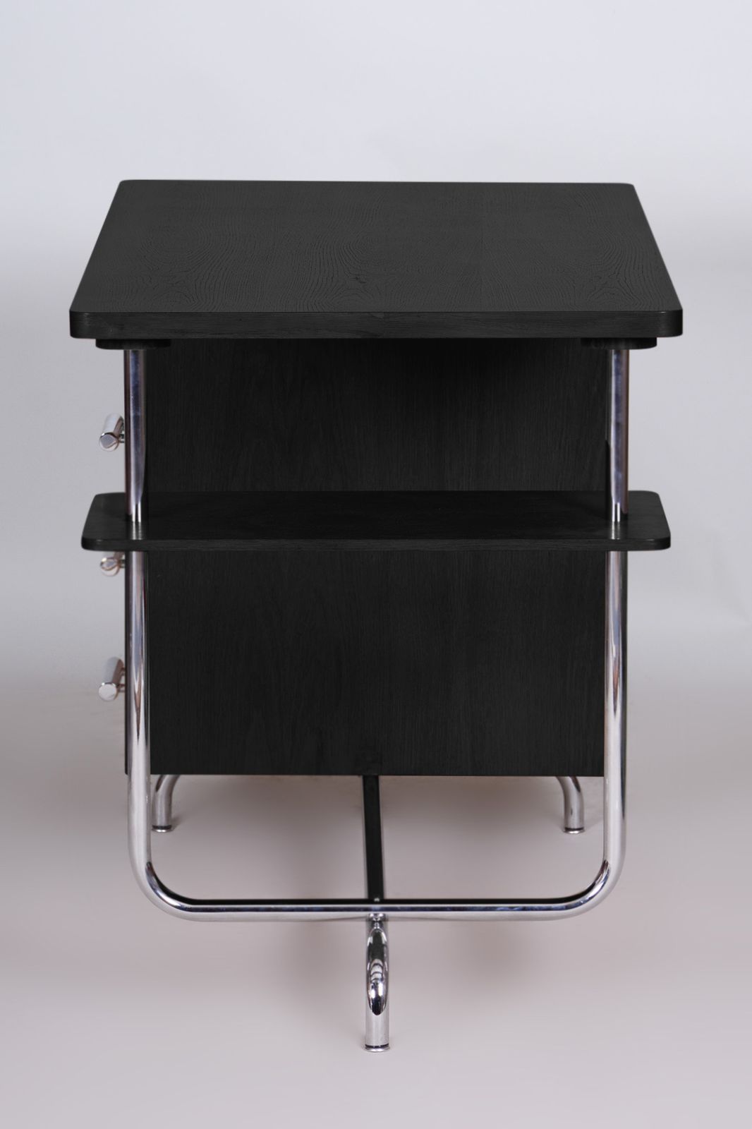 Restored Bauhaus Oak Writing Desk Designed By Jindrich Halabala, 1930s, Czechia photo buy