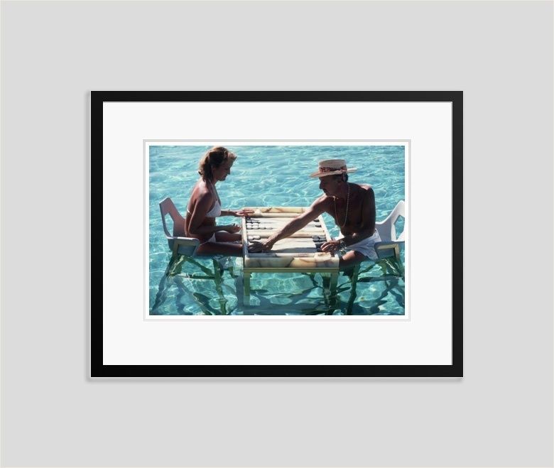 Slim Aarons 'Keep Your Cool' 1978 C Type Print Framed In Black