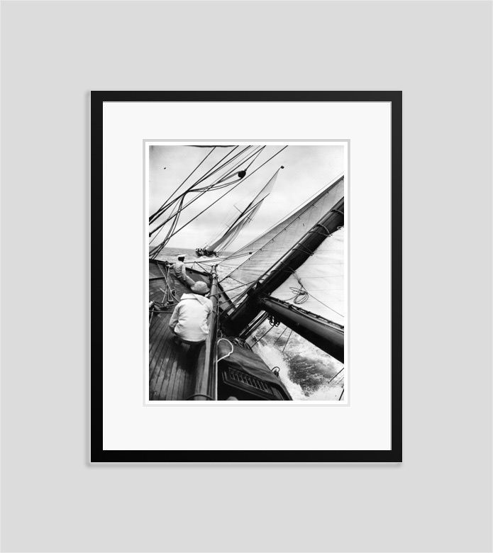 'Cowes Regatta' 1927 Silver Gelatin Print Framed In Black
