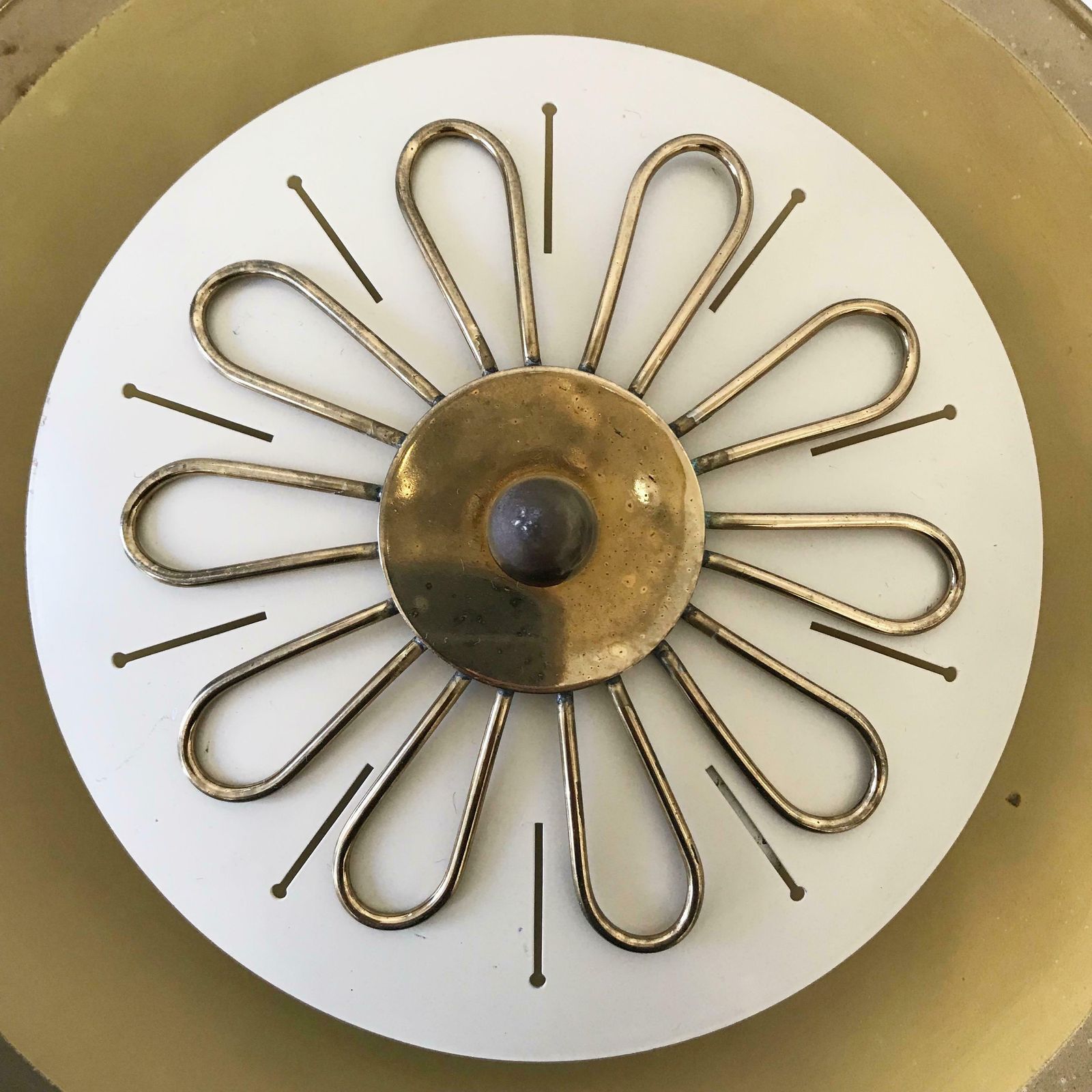 photo furniture Set Of Two Mid Century Modern Wall Lamps Or Flush Mounts By Wila, 1950s, Germany