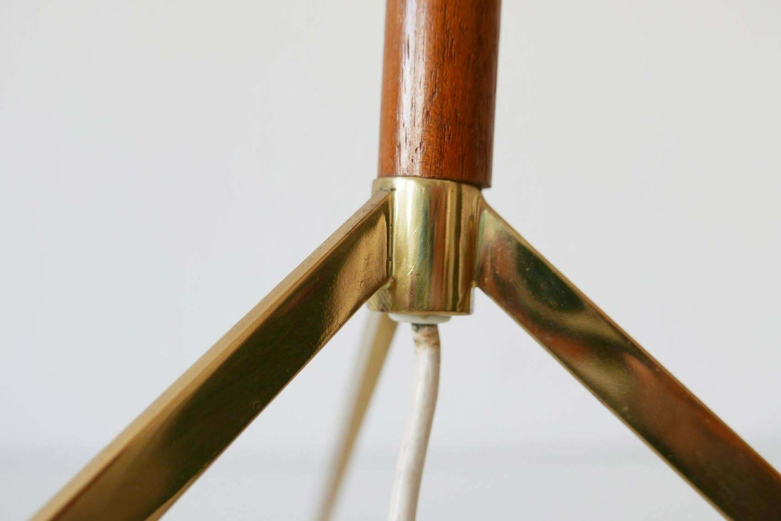 Elegant Mid Century Modern Tripod Floor Lamp By J.T. Kalmar, Austria, 1950s photo buy