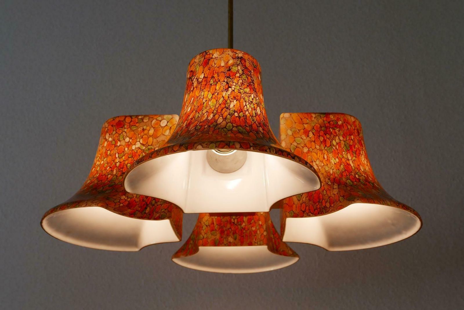 photo for sale Rare Midcentury Pendant Lamp Or Chandelier By Peill & Putzler, 1970s, Germany
