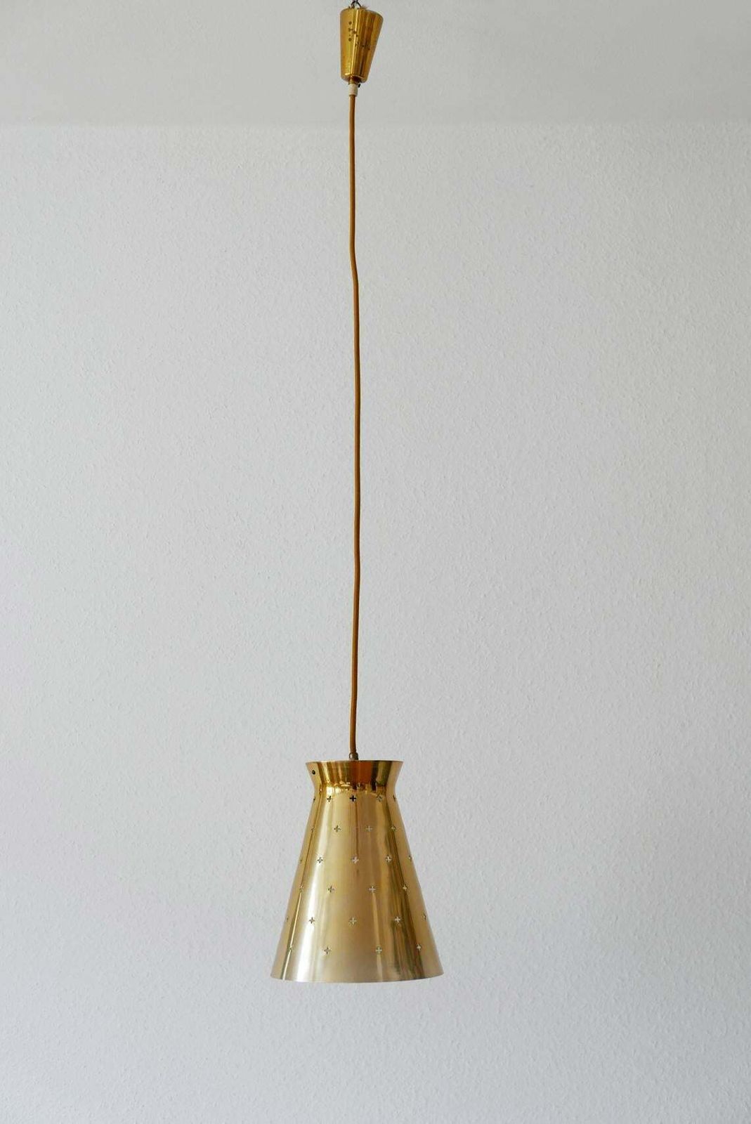 Lovely Mid Century Modern Diabolo Pendant Lamp By Hillebrand, 1950s, Germany photo furniture