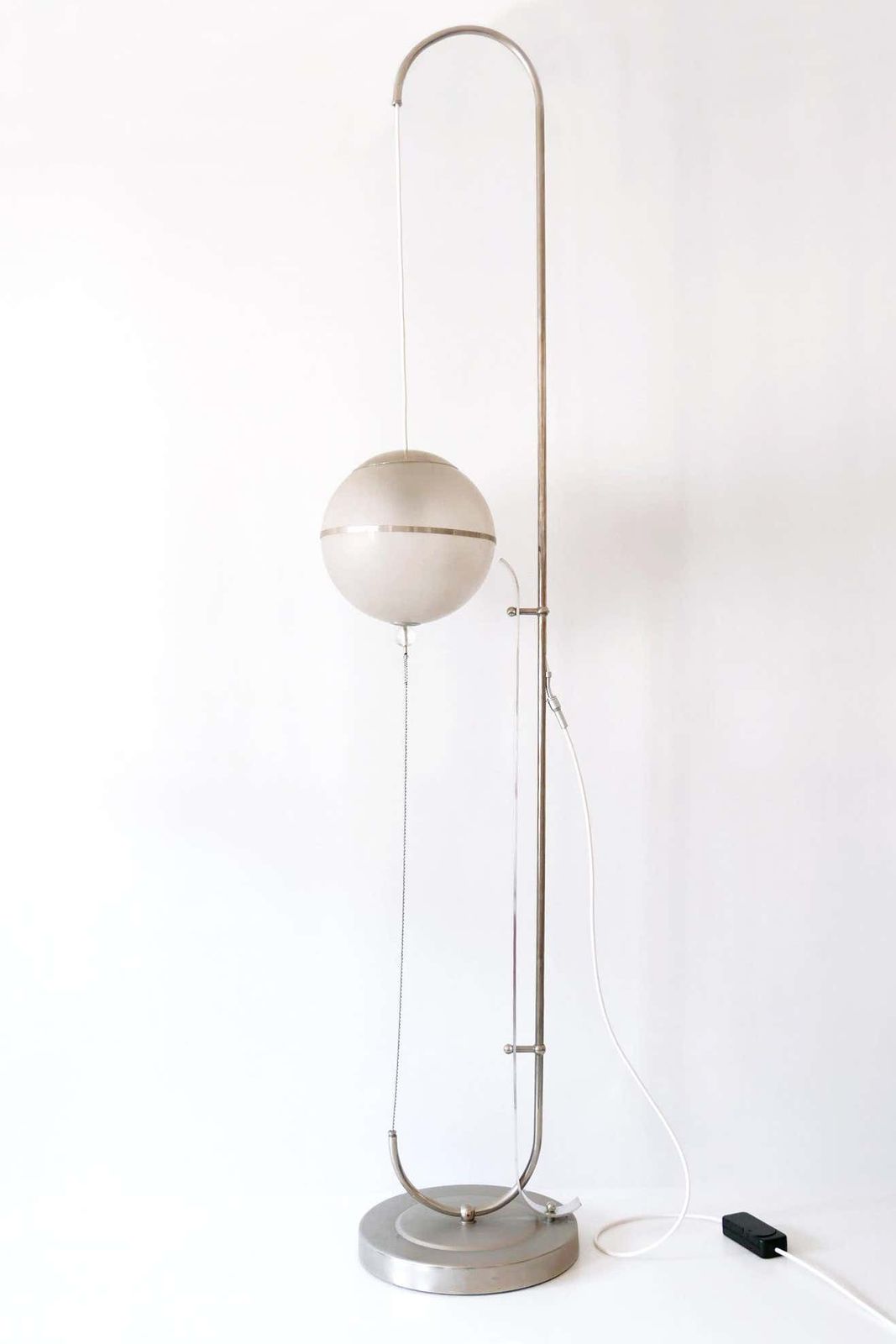 Bauhaus Floor Lamp By Karl Trabert For Schanzenbach & Co 1930s Germany photo vinterior