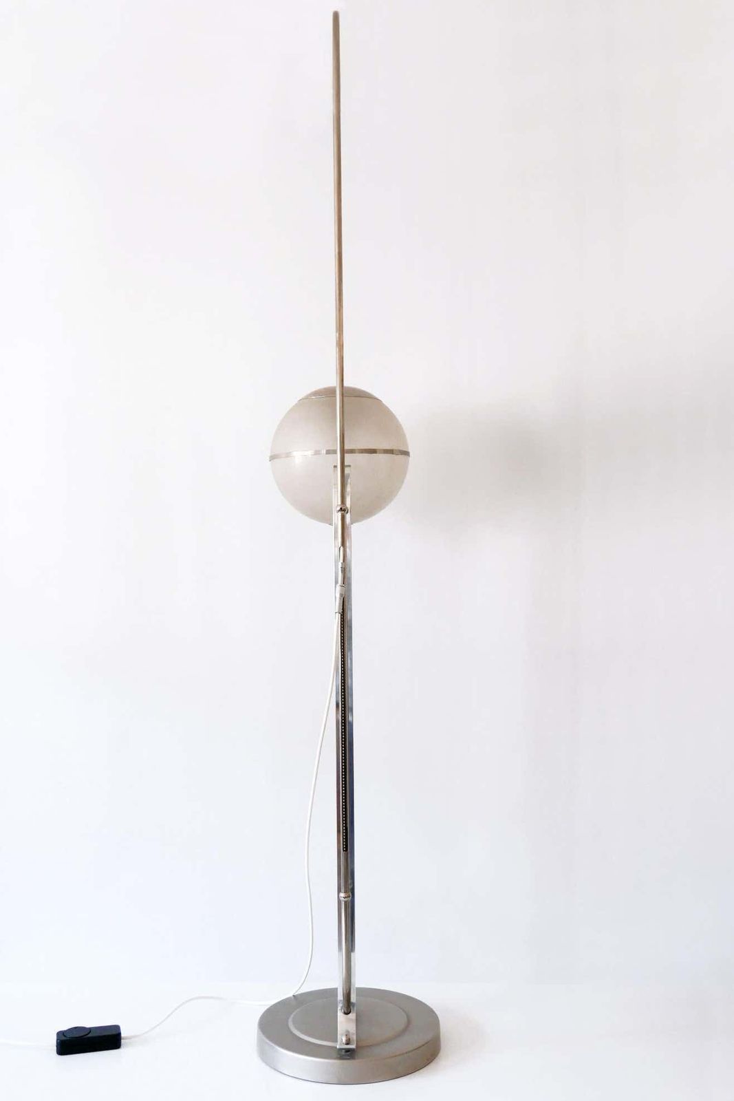 photo for sale Bauhaus Floor Lamp By Karl Trabert For Schanzenbach & Co 1930s Germany