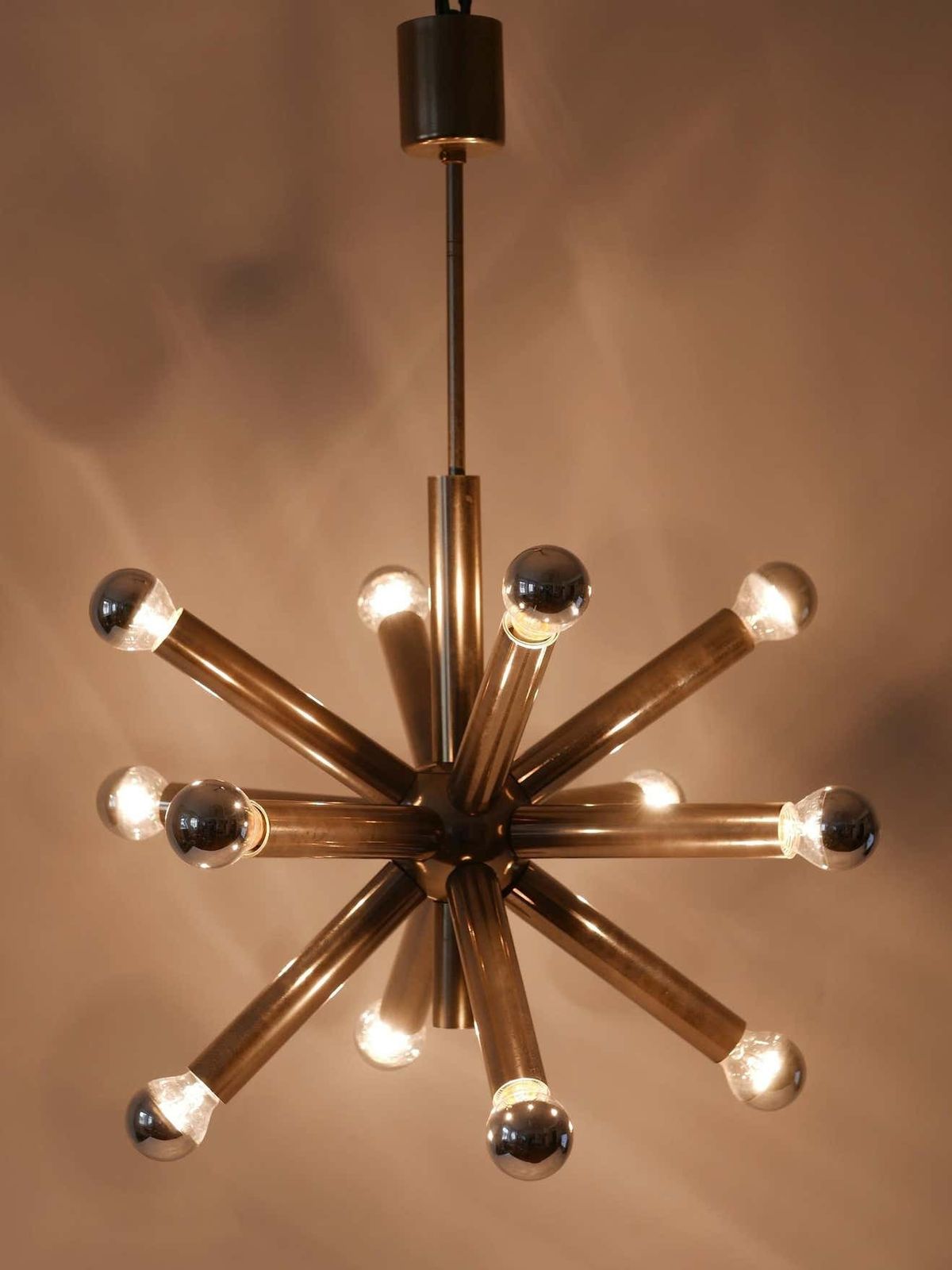 12 Armed Mid Century Modern Sputnik Chandelier Or Pendant Lamp, 1960s, Germany photo furniture