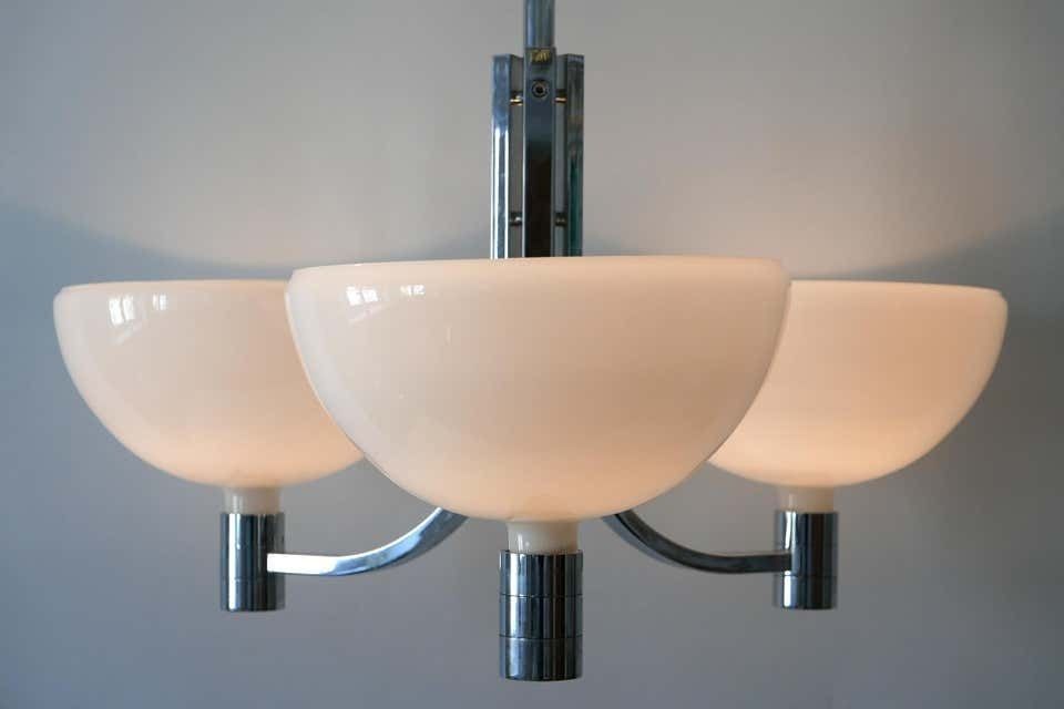 photo furniture Monumental Triple Chandelier By Franco Albini & Franca Helg For Sirrah, 1969