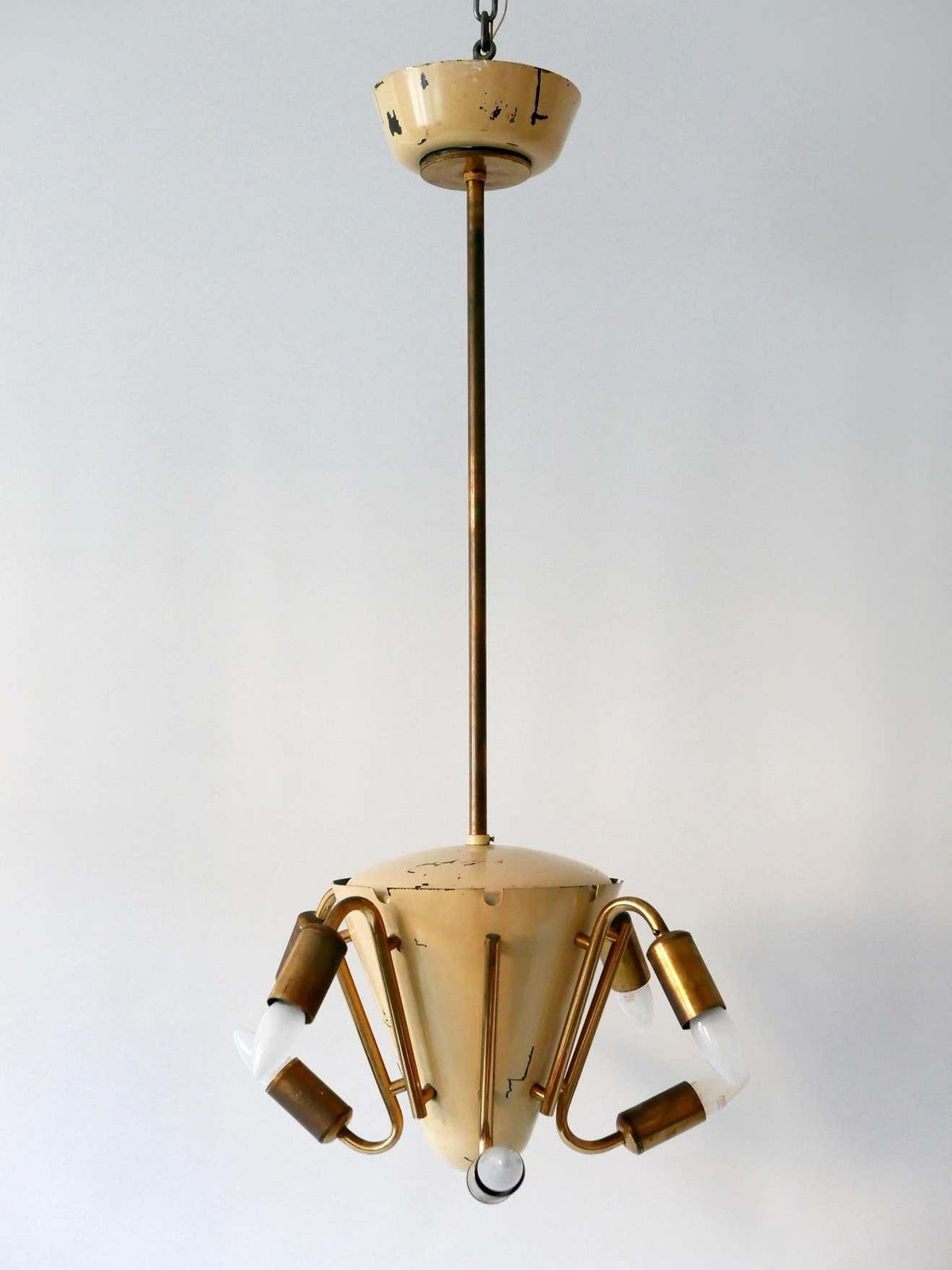 Amazing Mid Century Modern Eight Armed Sputnik Chandelier Or Pendant Lamp, 1950s photo 3403.0