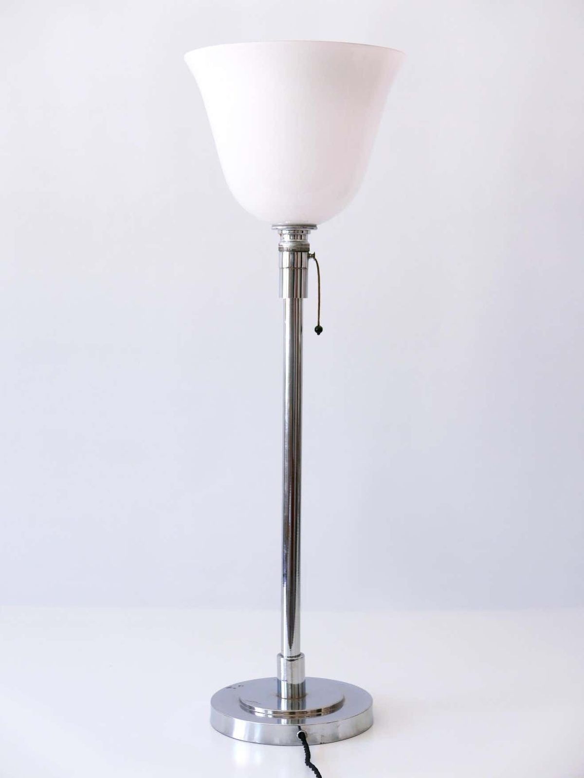 photo vinterior Elegant Art Deco Bauhaus Table Lamp Or Floor Light By Mazda Paris, France, 1930s