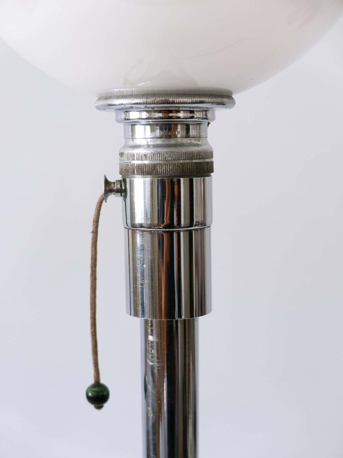 photo vintage Elegant Art Deco Bauhaus Table Lamp Or Floor Light By Mazda Paris, France, 1930s
