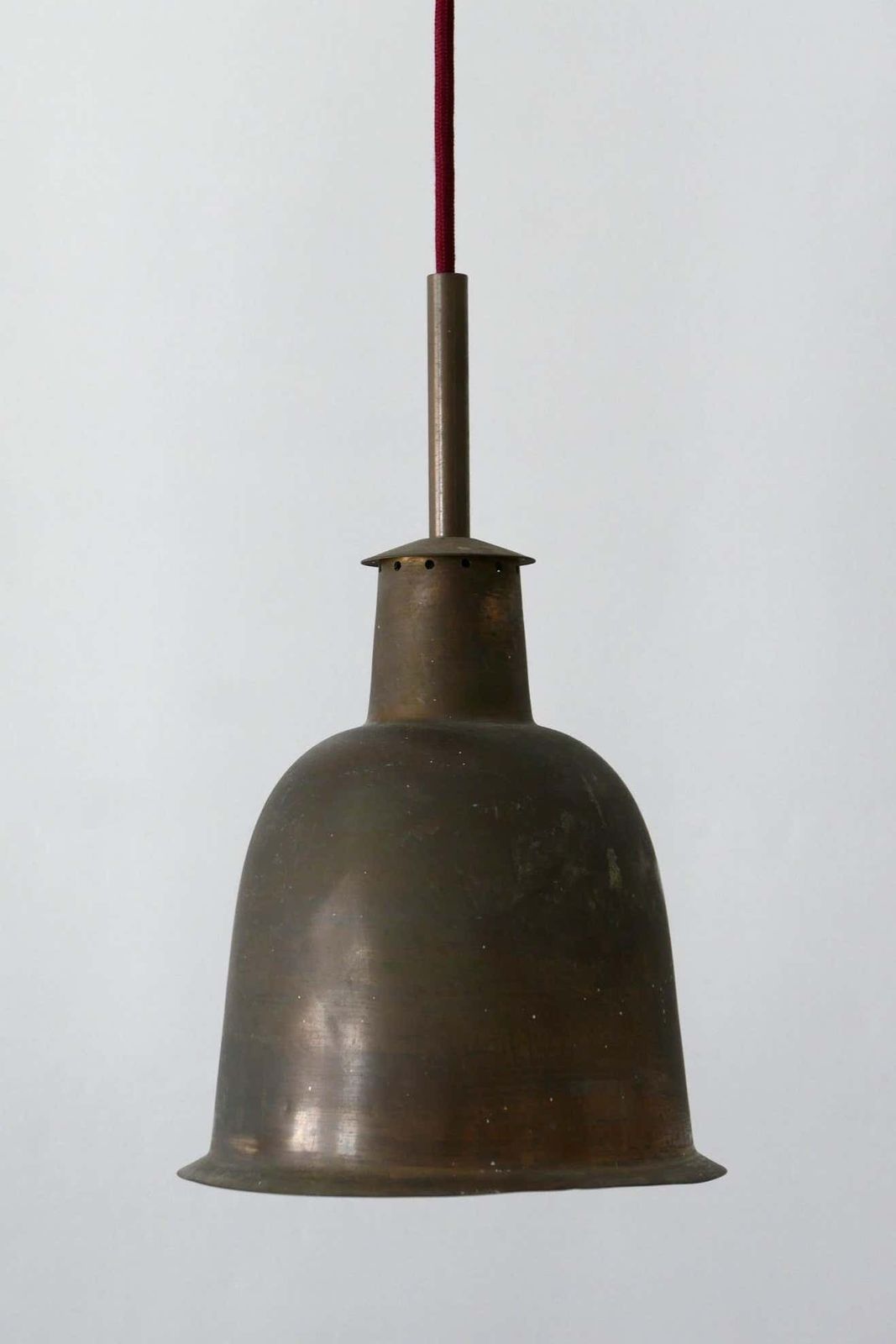 photo buy Rare & Elegant Mid Century Modern Brass Church Pendant Lamp, Germany, 1950s