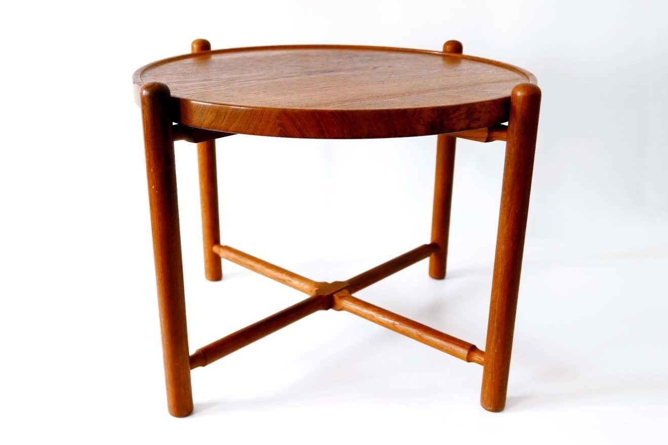 Folding Tray Coffee Table At35 By Hans Wegner ''Attr.'' For Andreas Tuck, 1960s photo for sale