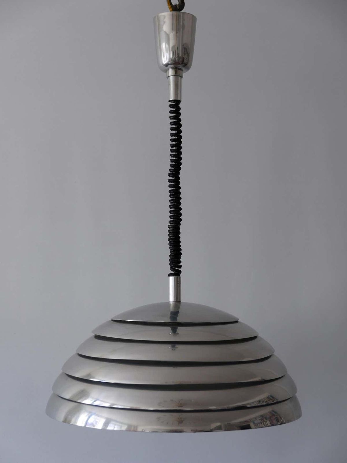 photo furniture Large Mid Century Modern Pendant Lamp By Vereinigte Werkstätten München, 1960s