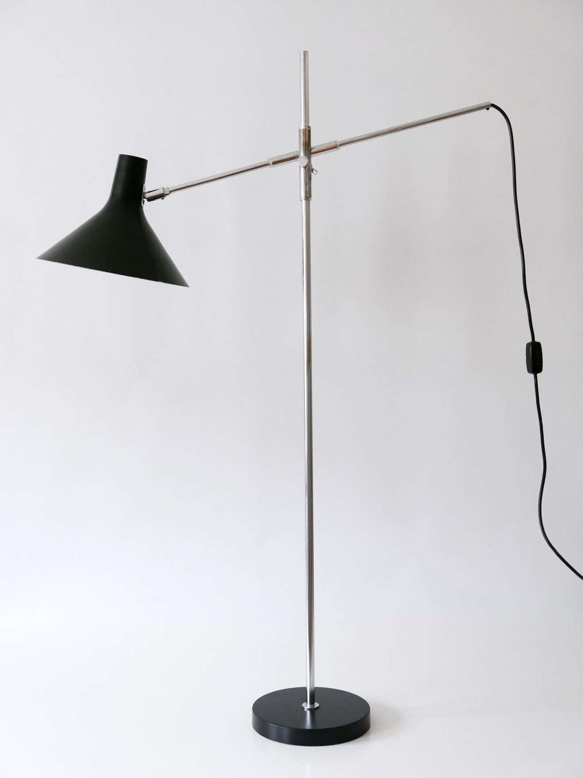 photo for sale Adjustable Floor Lamp / Reading Light 8180 By Karl Heinz Kinsky For Cosack 1960s