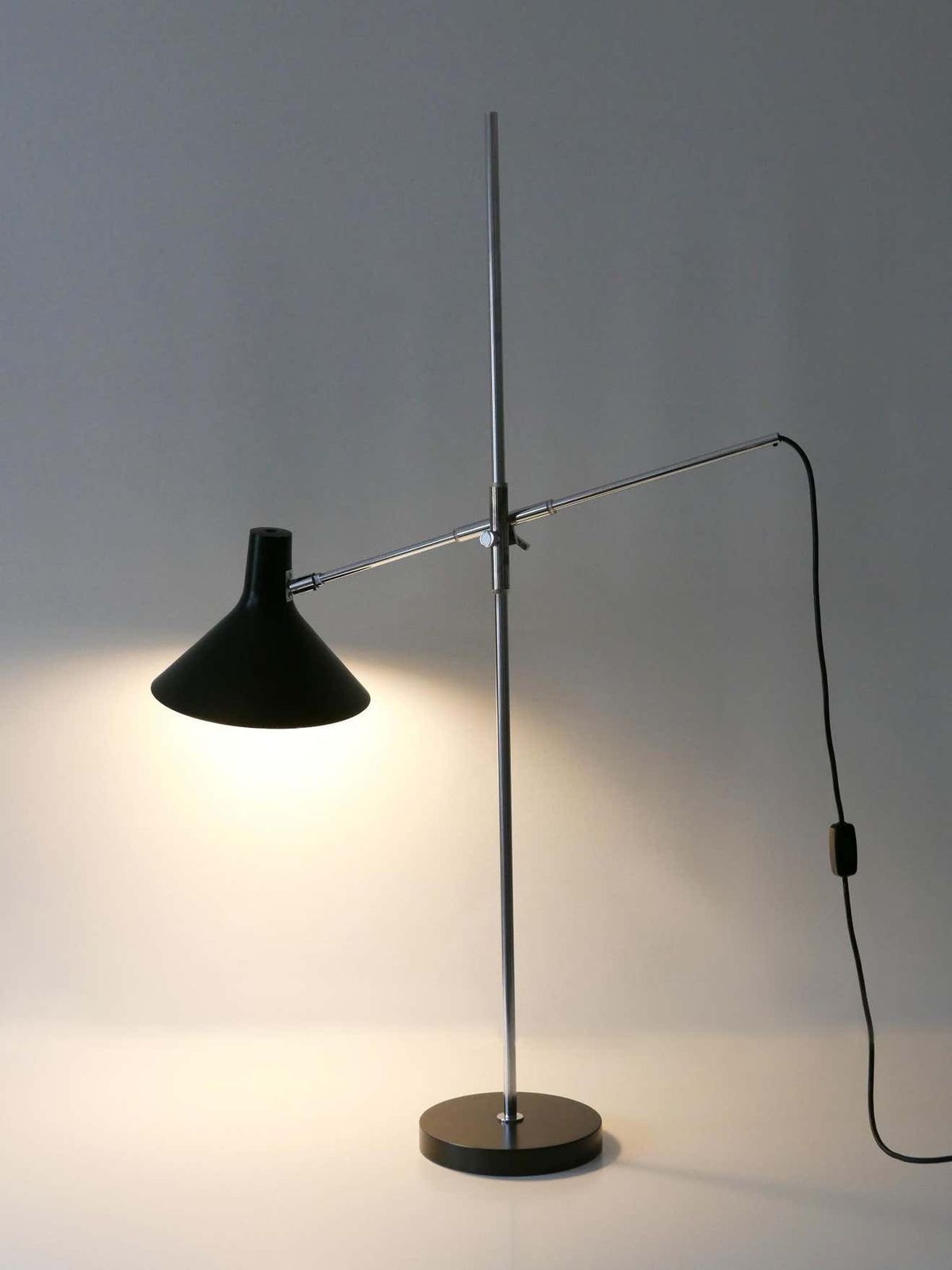 photo vinterior Adjustable Floor Lamp / Reading Light 8180 By Karl Heinz Kinsky For Cosack 1960s