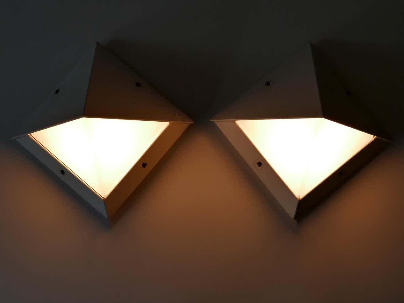 Set Of Two Medium Outdoor Wall Lamps Or Sconces By Bega, 1980s, Germany photo furniture
