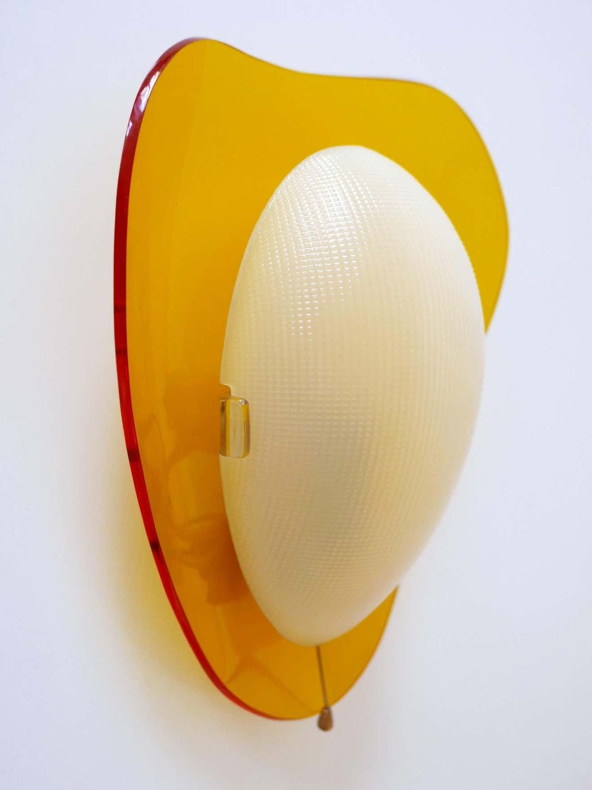4084.0 Set Of Three Rare Mid Century Modern Lucite Sconces ''Candies'' 1960s Germany photo