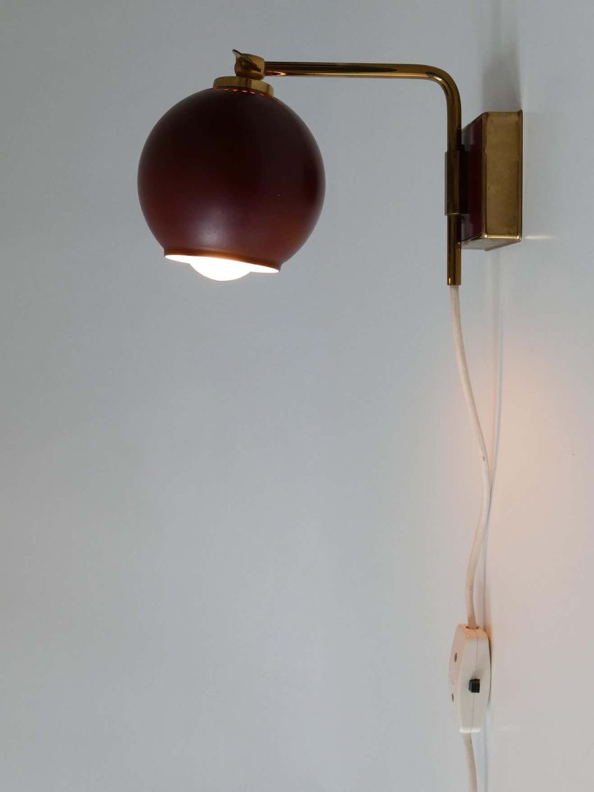 photo for sale Lovely Mid Century Modern Sconce ''Poppy Capsule'' By Paul Neuhaus Germany 1950s