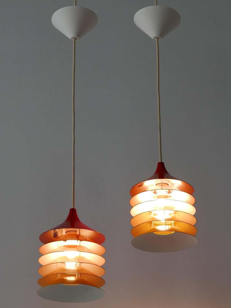 photo vinterior Set Of Two Duett Pendant Lamps By Bent Gantzel Boysen For Ikea Sweden 1980s