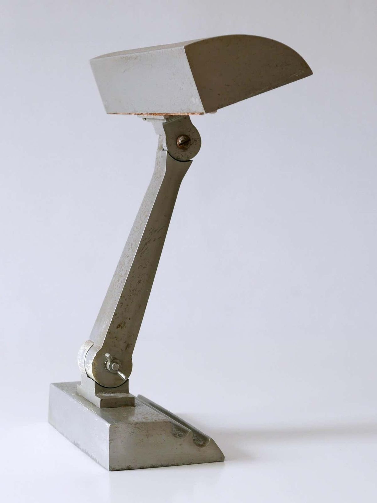 Lighting Set Of Two Rare Art Deco Desk Or Table Lamps From An Us Cruiser Ship, 1920s photo