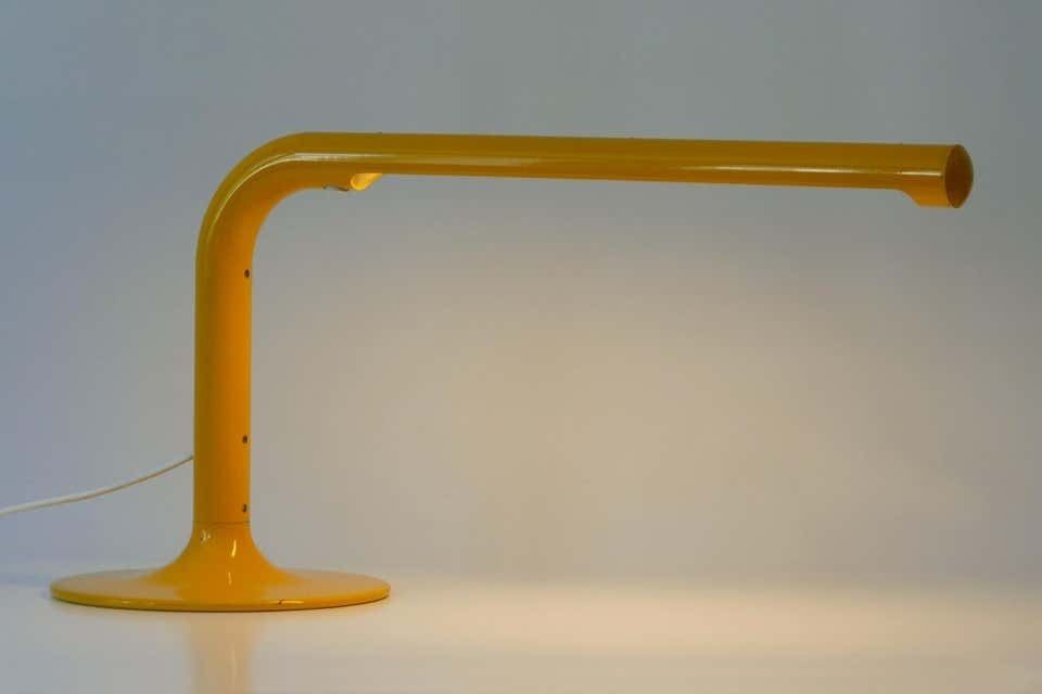 Large & Elegant Tube Table Lamp By Anders Pehrson For Ateljé Lyktan, 1960s photo vintage