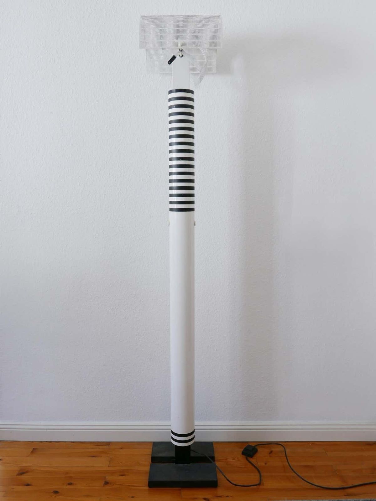 Monumental Postmodern Shogun Floor Lamp By Mario Botta For Artemide Italy 1980s photo vinterior