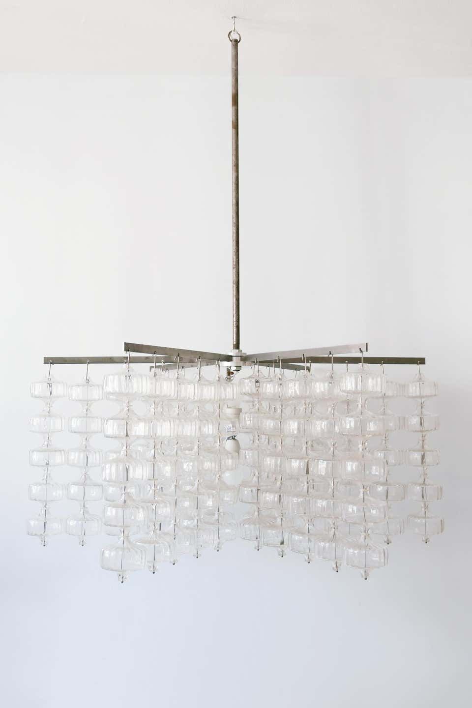 11345.0 Huge Mid Century Modern Chandelier By Aloys Ferdinand Gangkofner, 1968, Germany photo