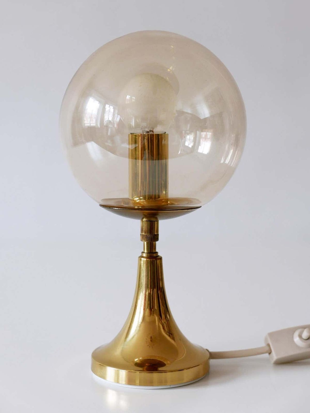 Lovely Mid Century Modern Brass Table Lamp By Sölken Leuchten, Germany, 1960s photo 545.0
