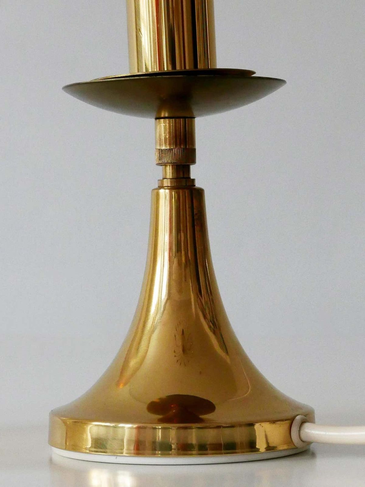 Lighting Lovely Mid Century Modern Brass Table Lamp By Sölken Leuchten, Germany, 1960s photo