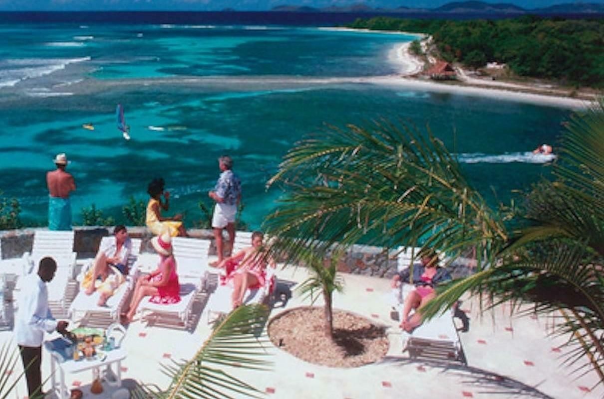 Tropical Mustique By Slim Aarons photo for sale