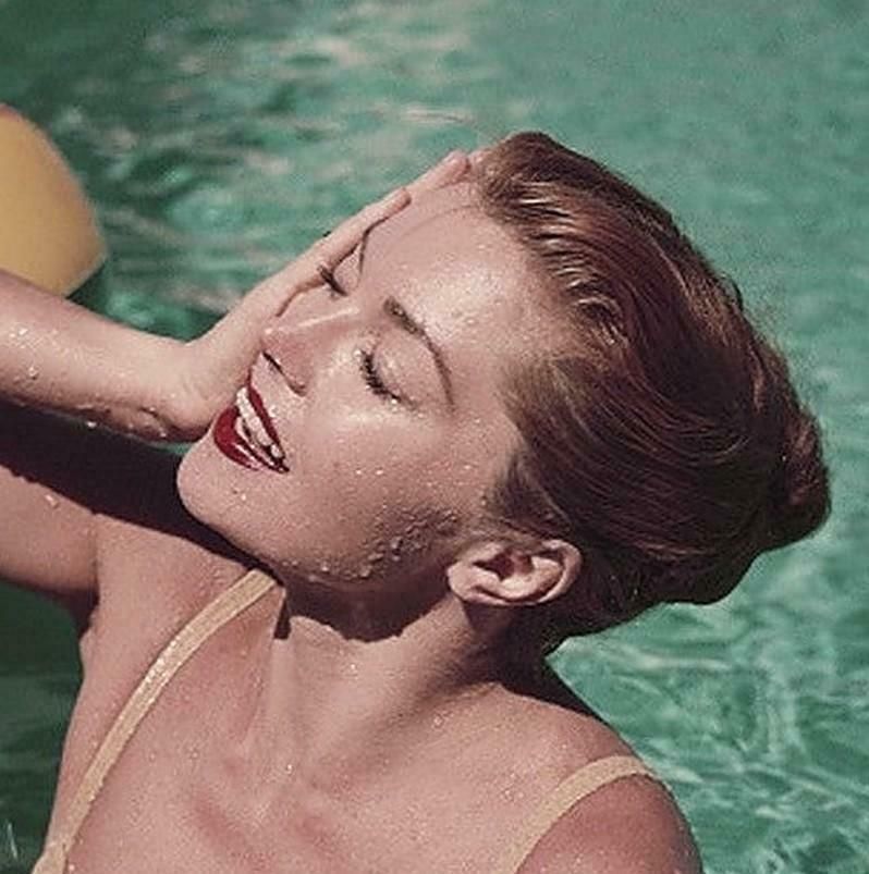 Esther Williams By Slim Aarons, Limited Edition Estate Stamped C Type photo furniture