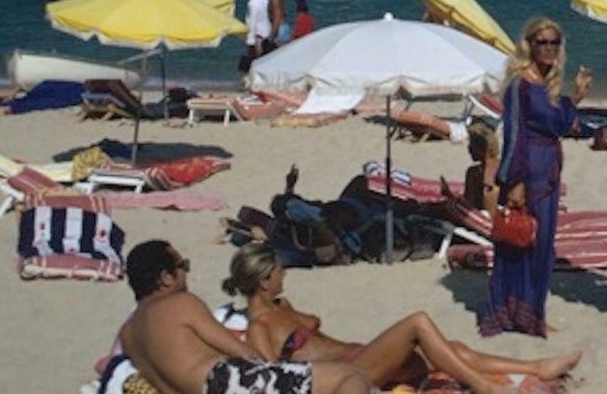Saint Tropez Beach By Slim Aarons photo for sale