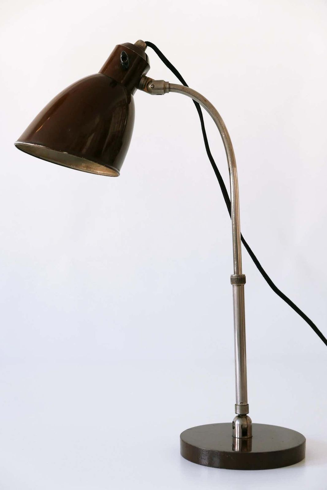 Lighting Rare Bauhaus Table Lamp ''Piccolo'' By Christian Dell For Bünte & Remmler, 1930s photo
