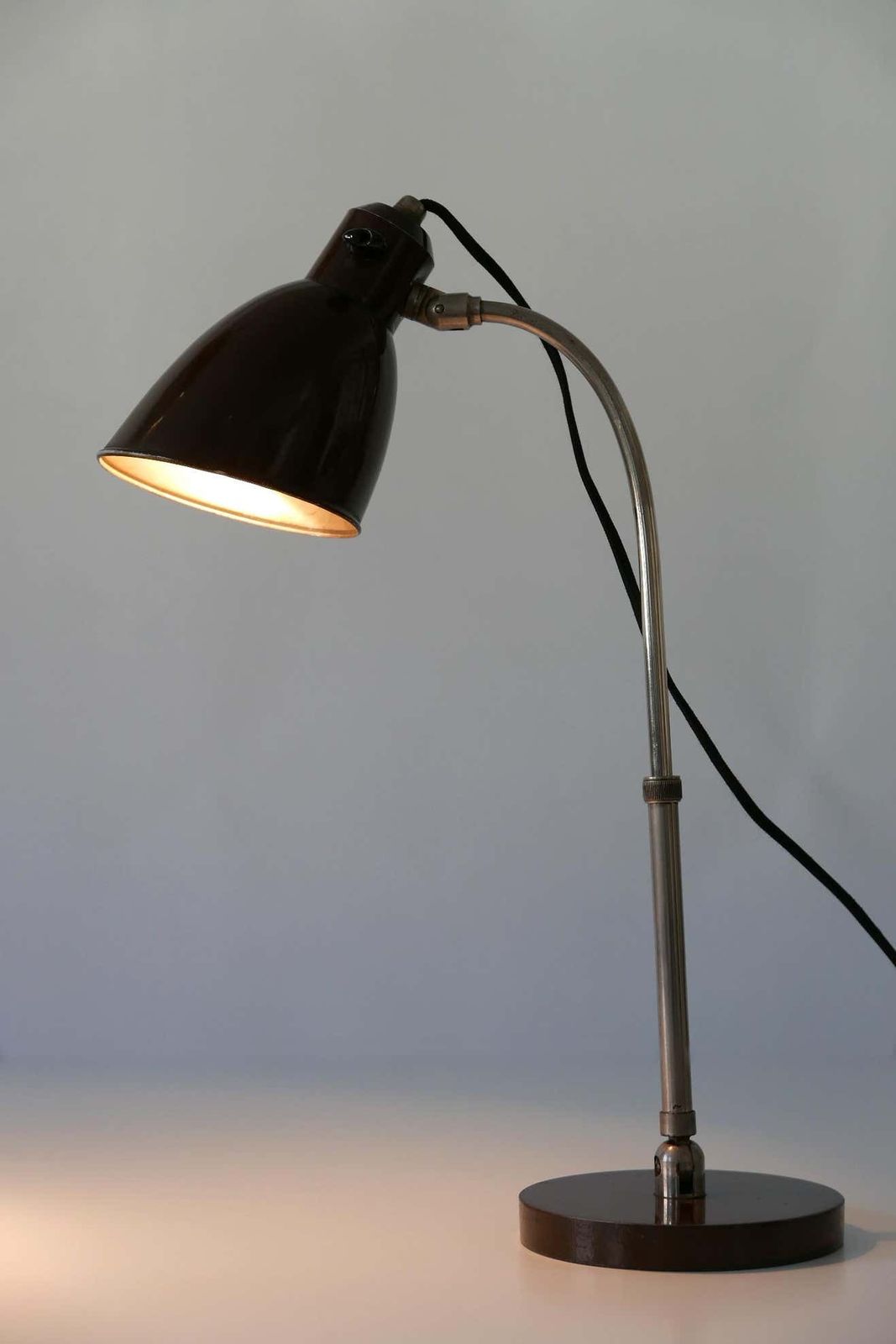 3177.0 Rare Bauhaus Table Lamp ''Piccolo'' By Christian Dell For Bünte & Remmler, 1930s photo